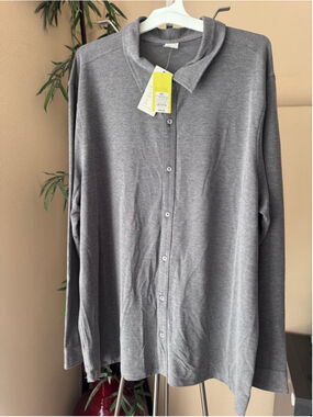 Men's All in Motion Gray Commuter Shirt XXL